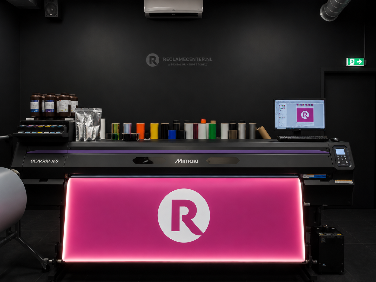 Lichtbak fotoprint bij Reclame Center Eindhoven